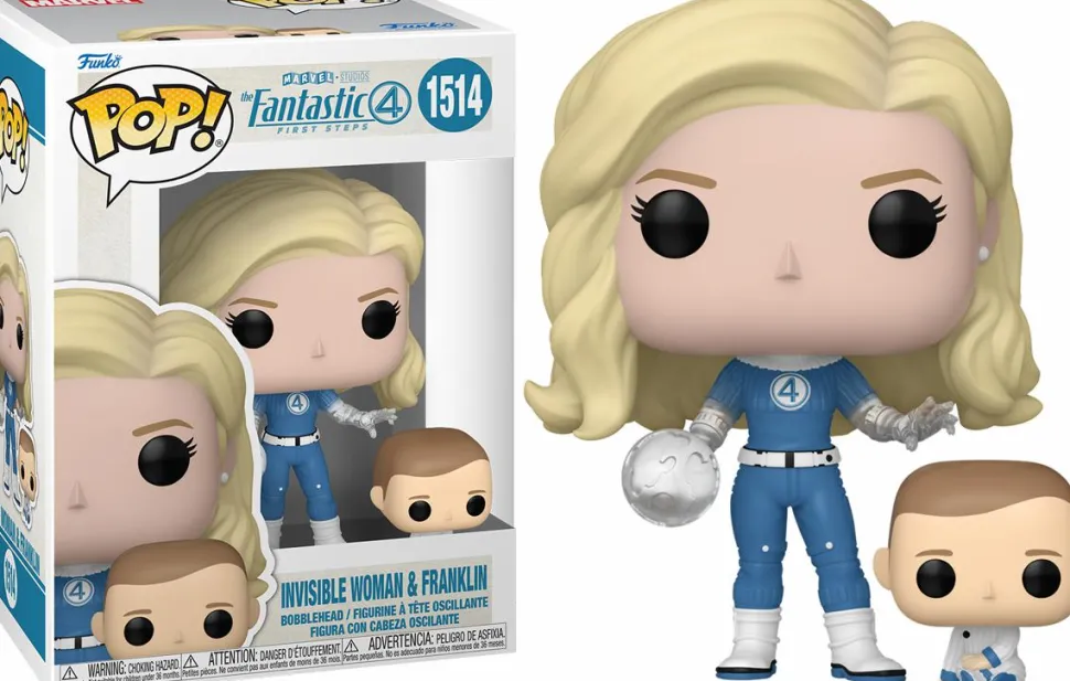 The Fantastic Four: First Steps (2025) - Invisible Woman & Franklin Pop! Vinyl Figure