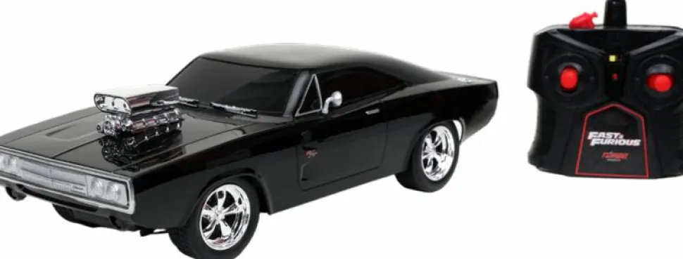 The Fast and the Furious - Dom's 1970 Dodge Charger R/T 1/16th Scale R/C Remote Control Vehicle Replica