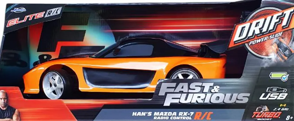 The Fast and the Furious: Tokyo Drift - Han’s 1997 Mazda RX-7 Elite 1/10th Scale R/C Remote Control Vehicle Replica