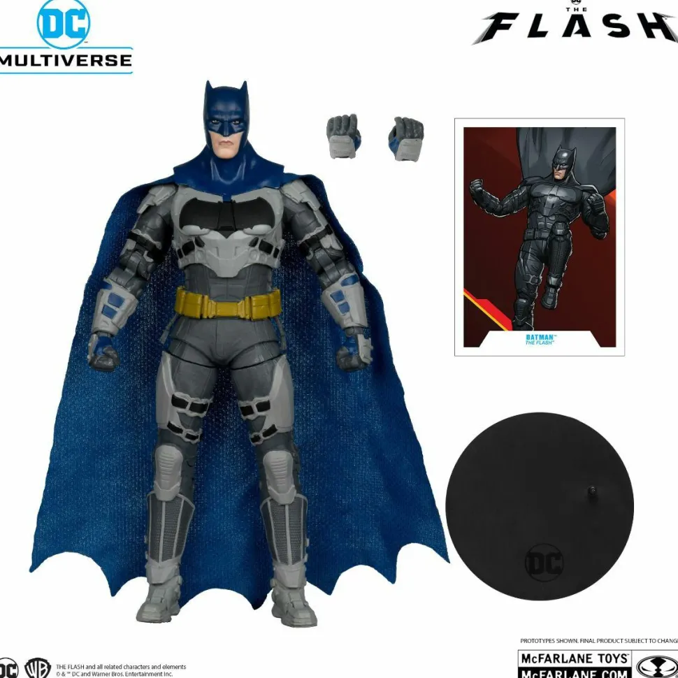 The Flash (2023) - Batman (Blue & Grey) DC Multiverse Platinum Edition 7" Scale Action Figure