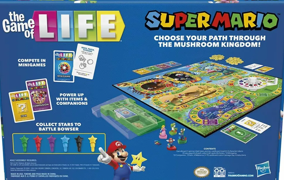 The Game of Life - Super Mario Edition Board Game