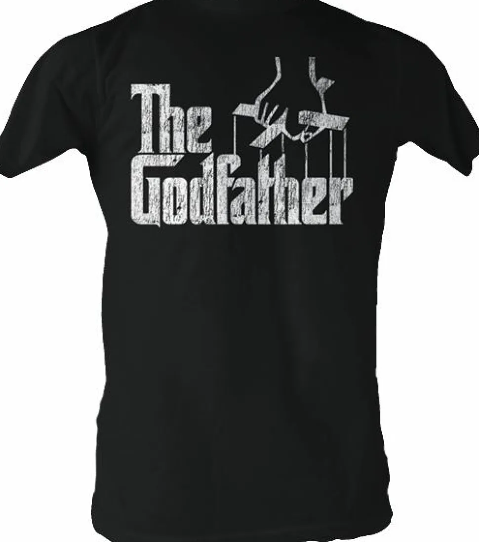 The Godfather - Distressed Logo Male T-Shirt