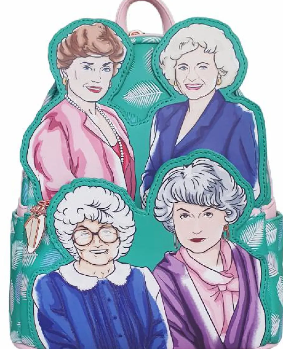 The Golden Girls - Stay Golden 10" Faux Leather Mini Backpack