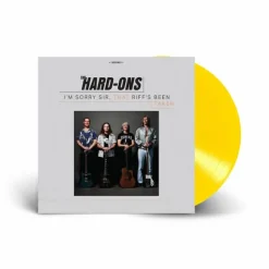 The Hard-Ons - I'm Sorry Sir, That Riff's Been Taken LP Vinyl Record (Yellow Coloured Vinyl)