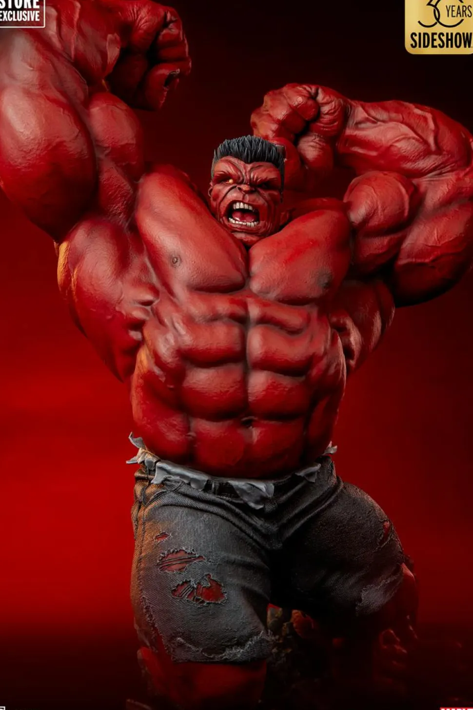 The Incredible Hulk - Red Hulk Thunderbolt Ross Premium Format Statue (Store Exclusive)