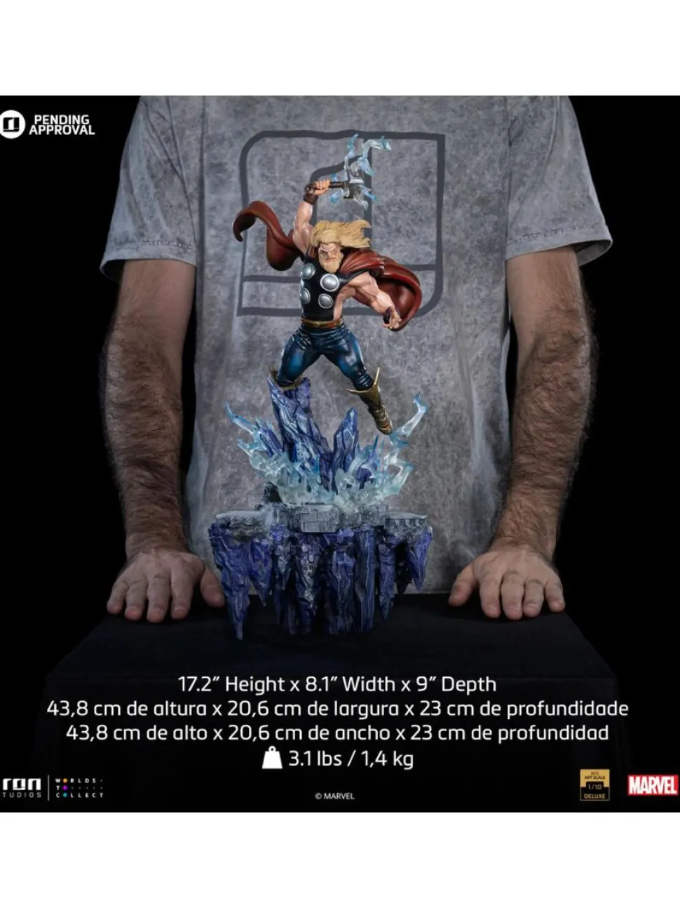 The Infinity Gauntlet - Thor Deluxe 1/10th Scale Statue