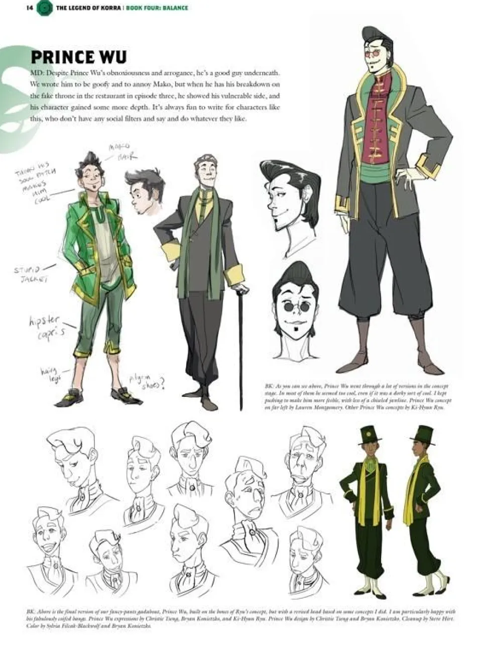 The Legend of Korra - The Art of the Animated Series Book Four: Balance Hardcover Book (Second Edition)