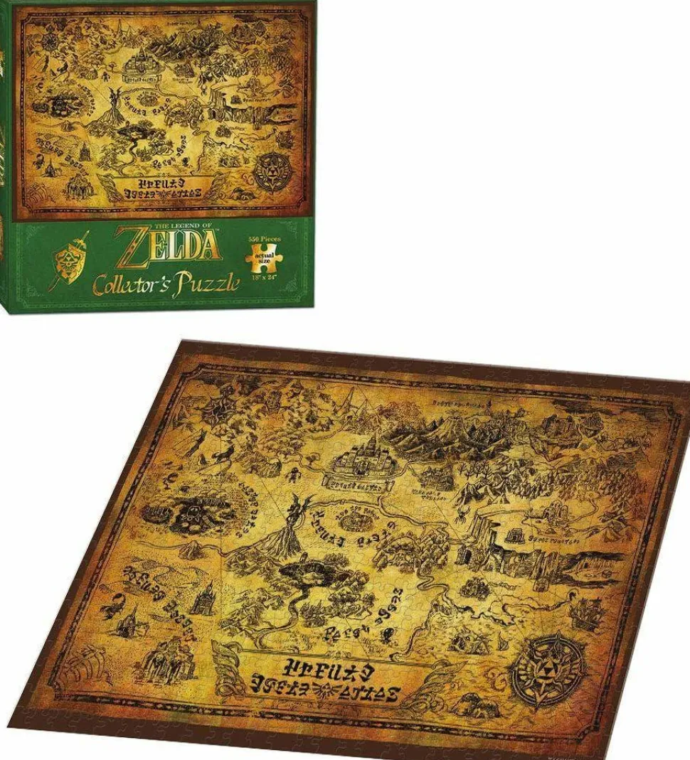 The Legend of Zelda - Hyrule Map Collector’s Edition 550 Piece Jigsaw Puzzle