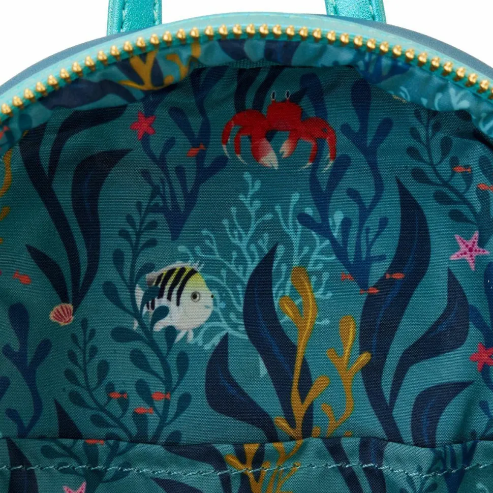 The Little Mermaid (2023) - Live Action 10” Faux Leather Mini Backpack
