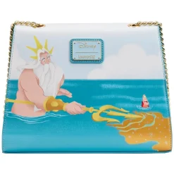 The Little Mermaid (1989) - Triton’s Gift 8” Faux Leather Crossbody Bag
