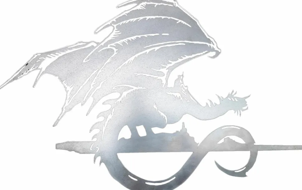 The Lord of the Rings - Fell Beast Corten Steel Metalbird Silhouette Decoration