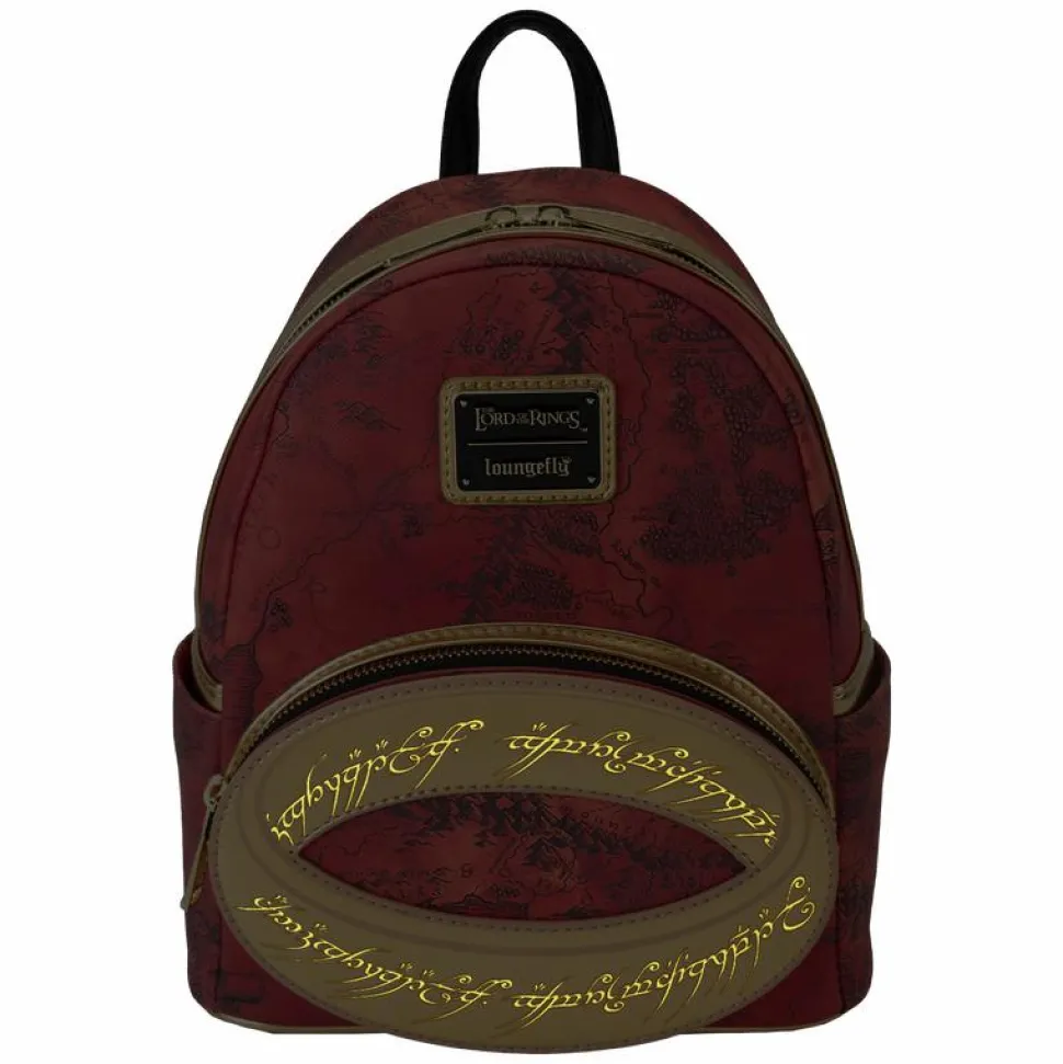 The Lord of the Rings - The One Ring Glow in the Dark 10" Faux Leather Mini Backpack