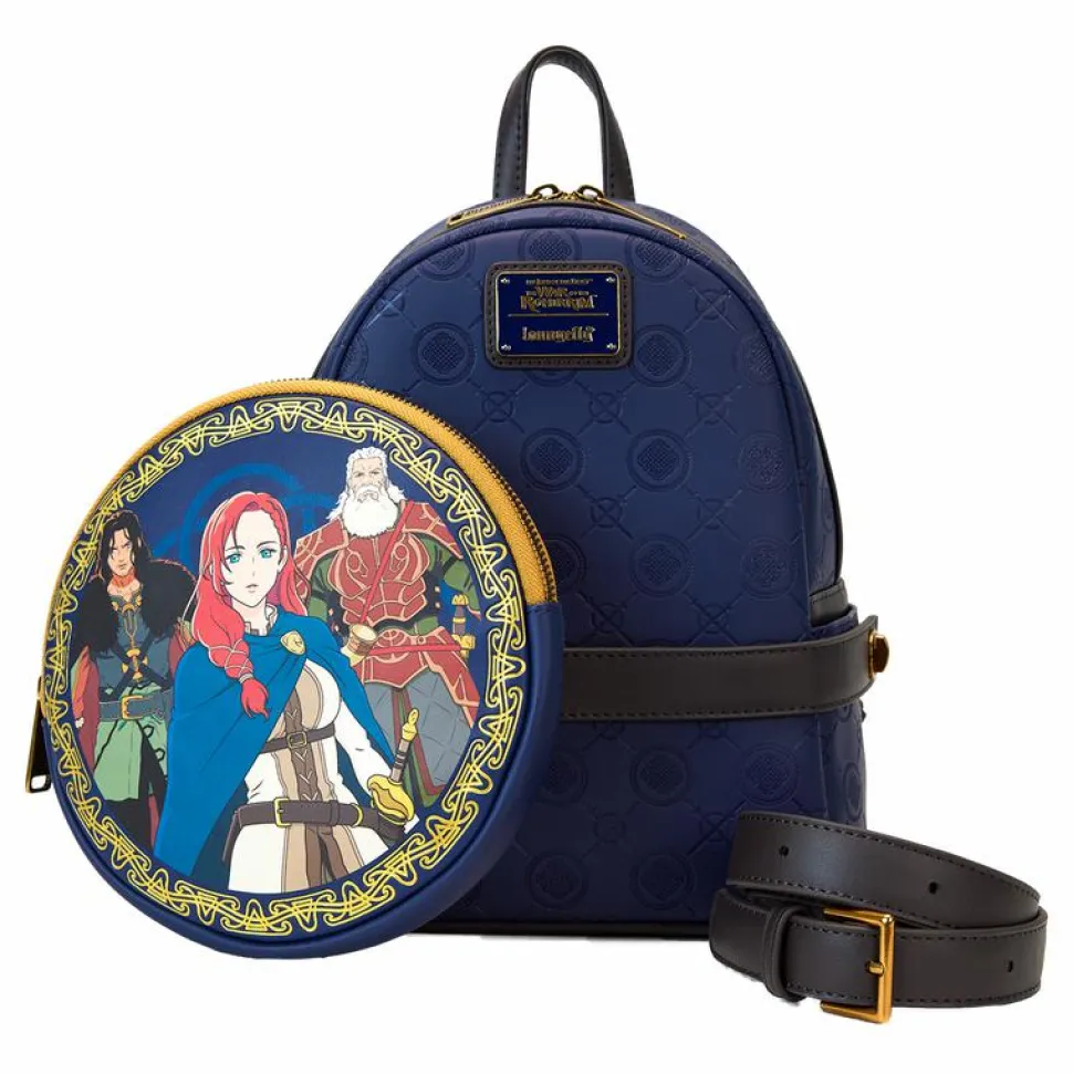 The Lord of the Rings - War of Rohirrim 10" Faux Leather Mini Backpack with Belt Bag