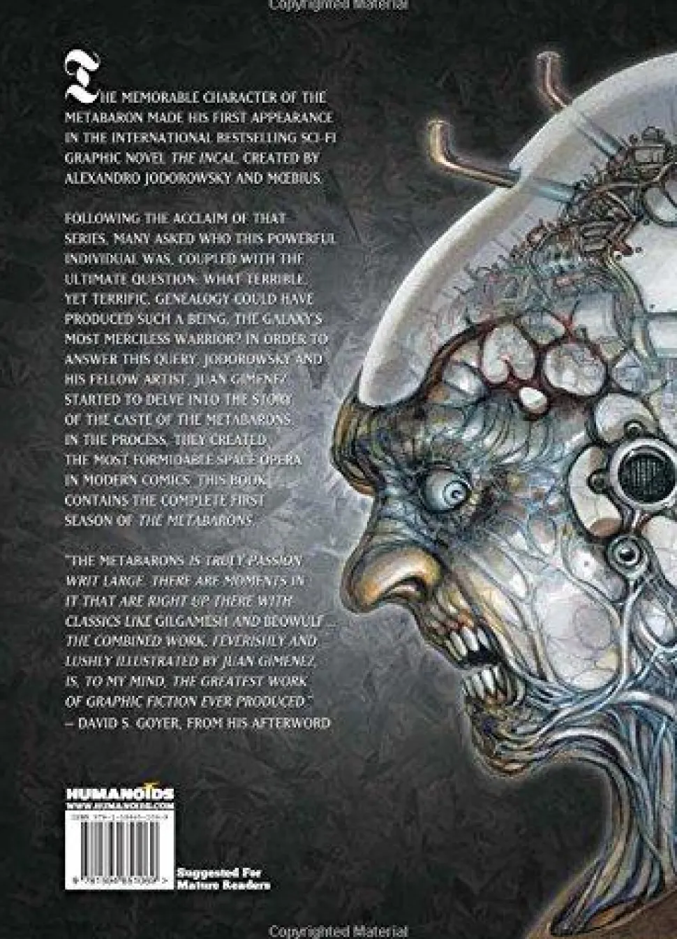 The Metabarons by Jodorowsky & Gimenez Hardcover Book