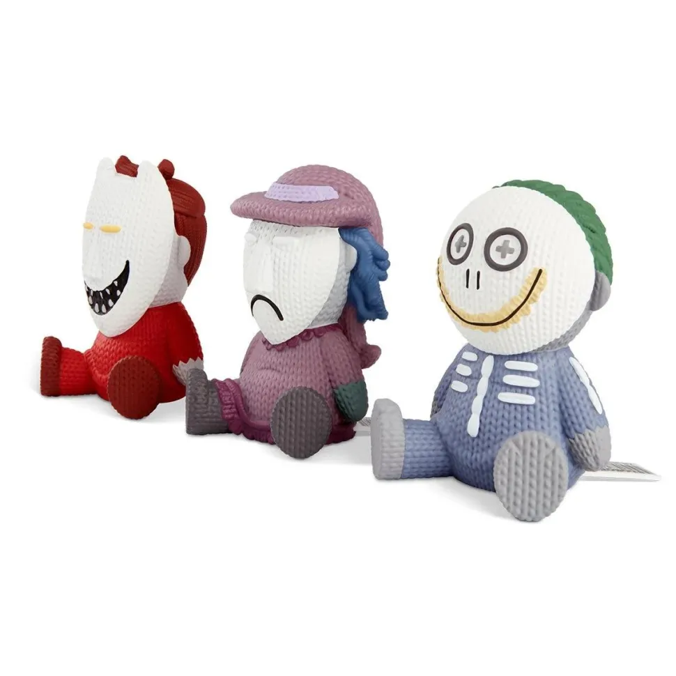The Nightmare Before Christmas - Lock, Shock, and Barrel Glow-in-the Dark Knit Series 5" Vinyl Figure 3-Pack