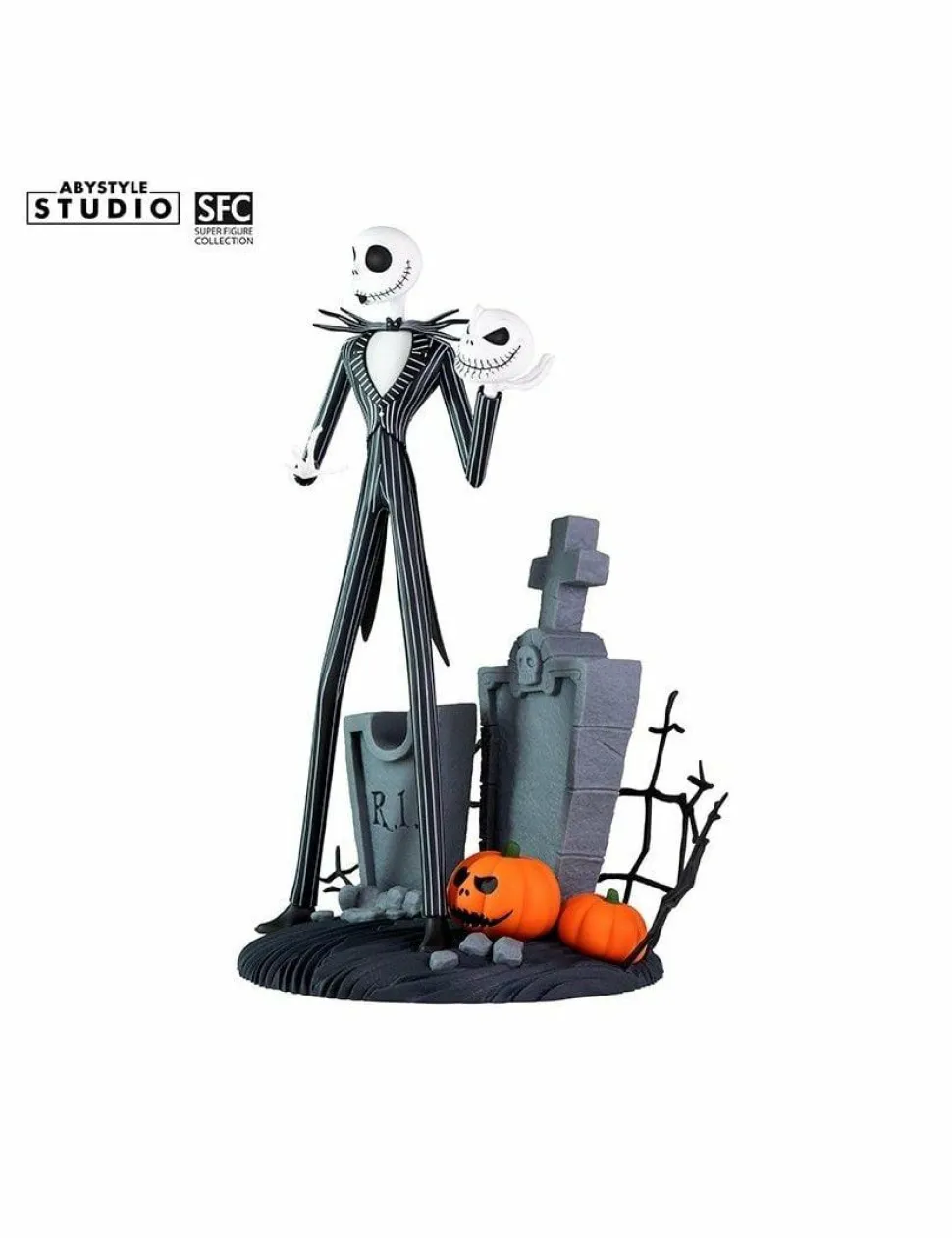 The Nightmare Before Christmas - Jack Skellington (Scary Smiling Face) Super Figure Collection 1/10th Scale PVC Statue