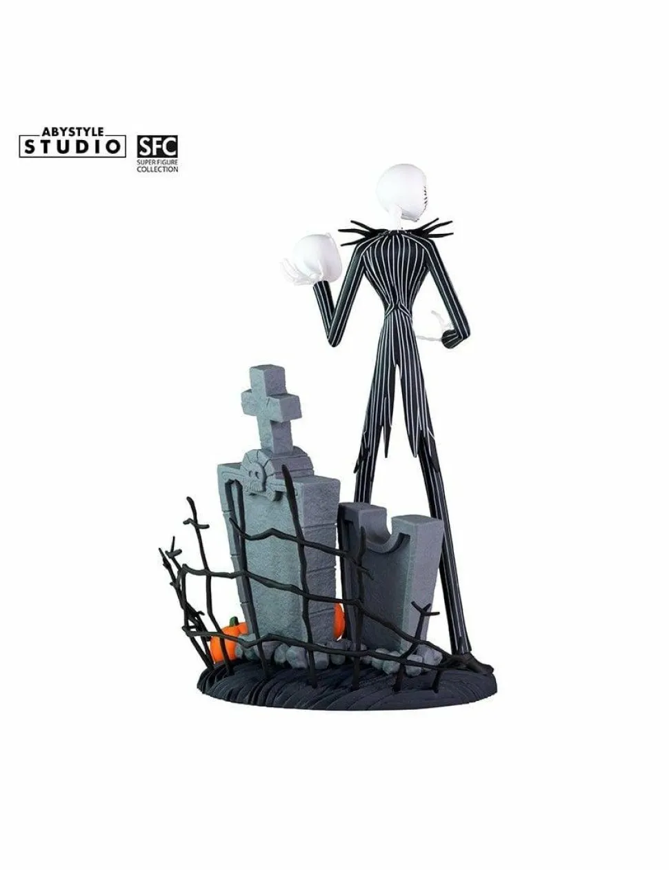 The Nightmare Before Christmas - Jack Skellington (Scary Smiling Face) Super Figure Collection 1/10th Scale PVC Statue