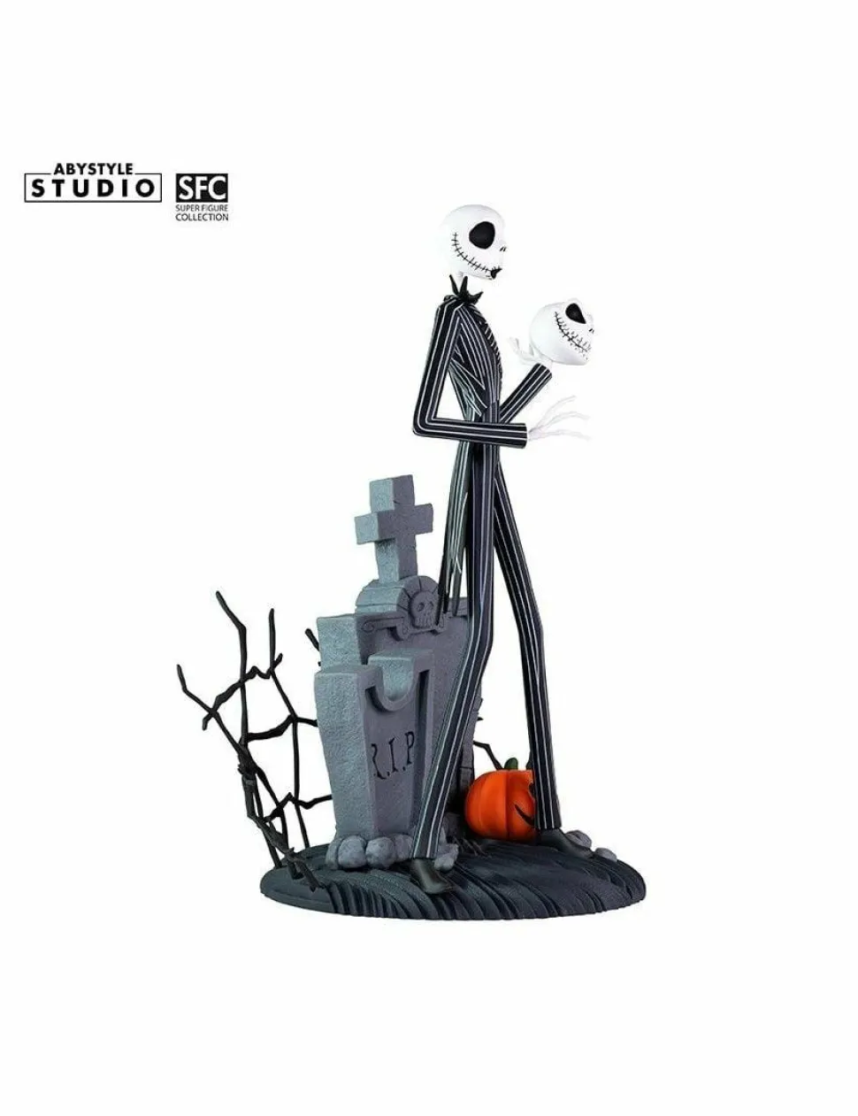 The Nightmare Before Christmas - Jack Skellington (Scary Smiling Face) Super Figure Collection 1/10th Scale PVC Statue