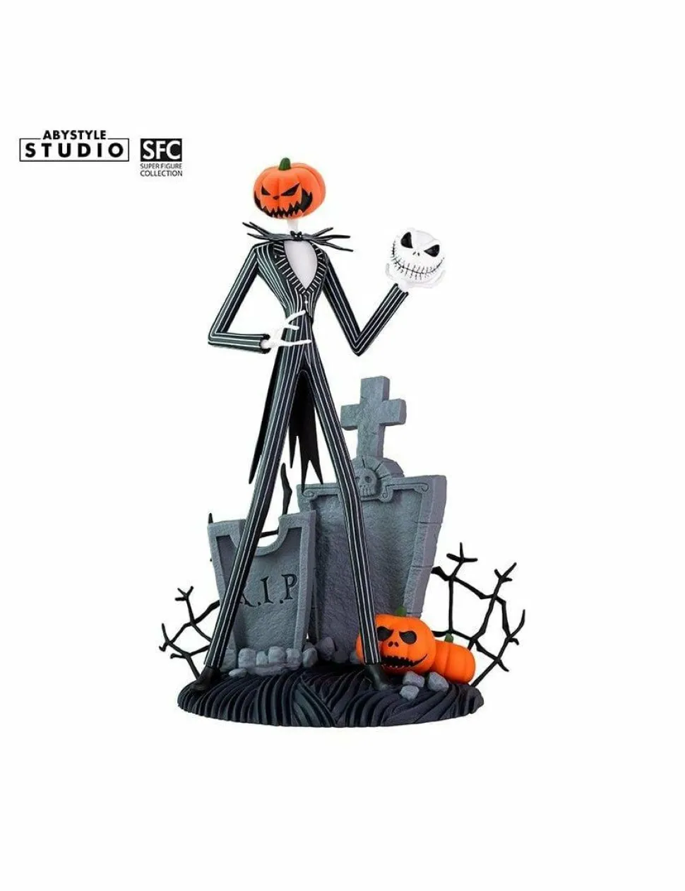 The Nightmare Before Christmas - Jack Skellington (Scary Smiling Face) Super Figure Collection 1/10th Scale PVC Statue