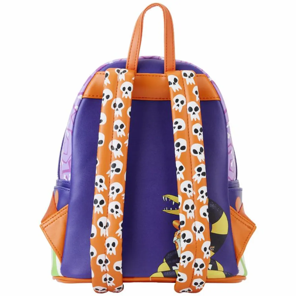 The Nightmare Before Christmas - Scary Teddy Present Glow in the Dark 10" Faux Leather Mini Backpack