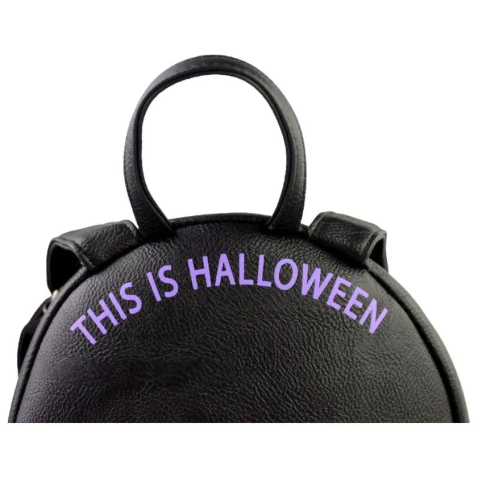 The Nightmare Before Christmas - Blacklight 10" Faux Leather Mini Backpack