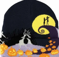 The Nightmare Before Christmas - Under the Moonlight Scene Beanie (One Size Fits Most)