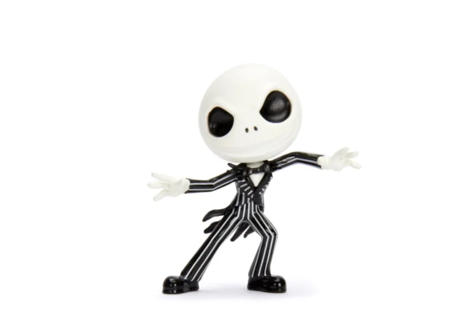 The Nightmare Before Christmas - Jack Skellington, Sally, Zero, & Pumpkin King Metalfigs 2.5" Die-Cast Figure 4-Pack
