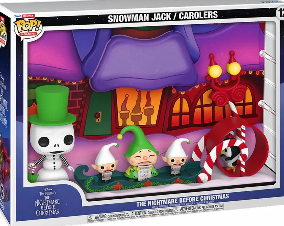 The Nightmare Before Christmas - "What’s This?" Snowman Jack Deluxe Pop! Moment Vinyl Figure