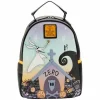 The Nightmare Before Christmas - Zero Graveyard Glow in the Dark 10" Faux Leather Mini Backpack