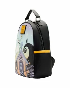 The Nightmare Before Christmas - Zero Graveyard Glow in the Dark 10" Faux Leather Mini Backpack