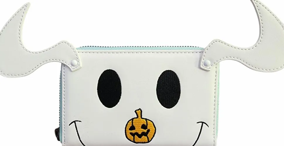 The Nightmare Before Christmas - Zero 4" Faux Leather Zip-Around Wallet