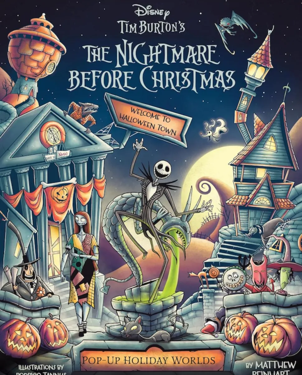 The Nightmare Before Christmas - Pop-Up Holiday Worlds Hardcover Book