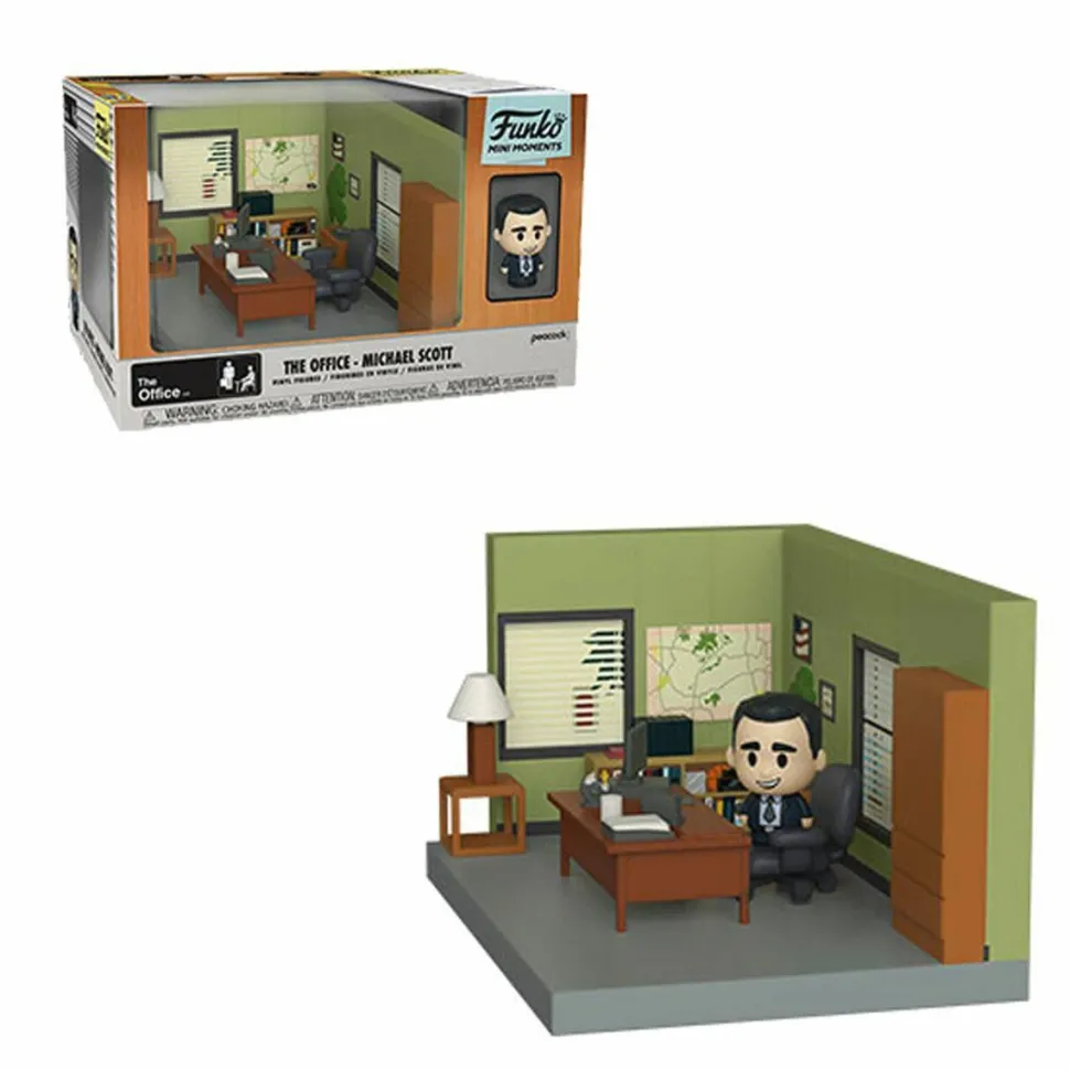 The Office - Michael Scott with Dunder Mifflin Office Diorama Mini Moments Vinyl Figure