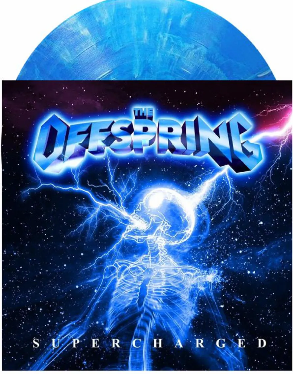 The Offspring - Supercharged LP Vinyl Record (Indie Exclusive Blue Marble Coloured Vinyl)