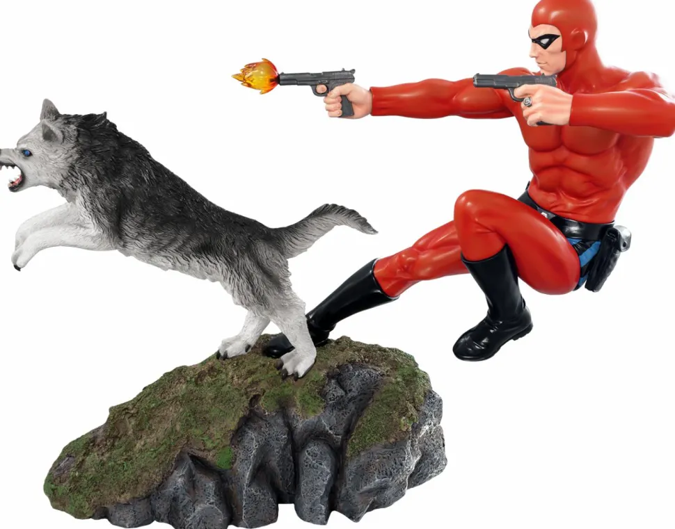 The Phantom - The Phantom and Devil Red Variant 1/6th Scale Diorama Statue