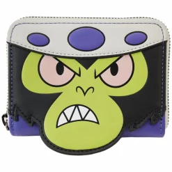 The Powerpuff Girls - Mojo Jojo Cosplay Glow in the Dark 4” Faux Leather Zip-Around Wallet