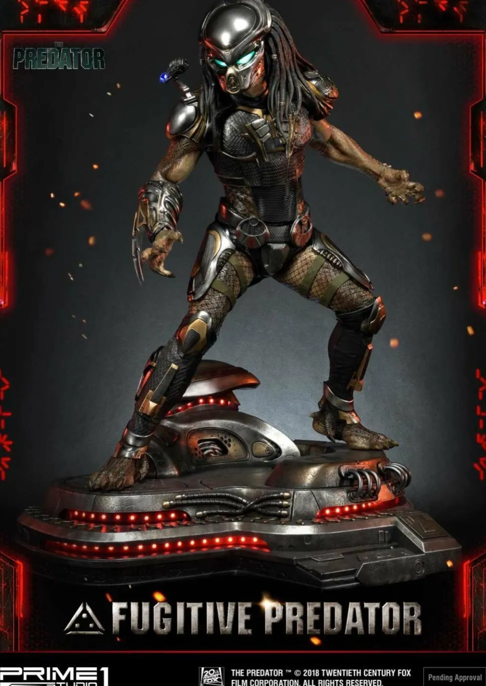 The Predator (2018) - Fugitive Predator 1/4 Scale Statue (Int Sales Only)