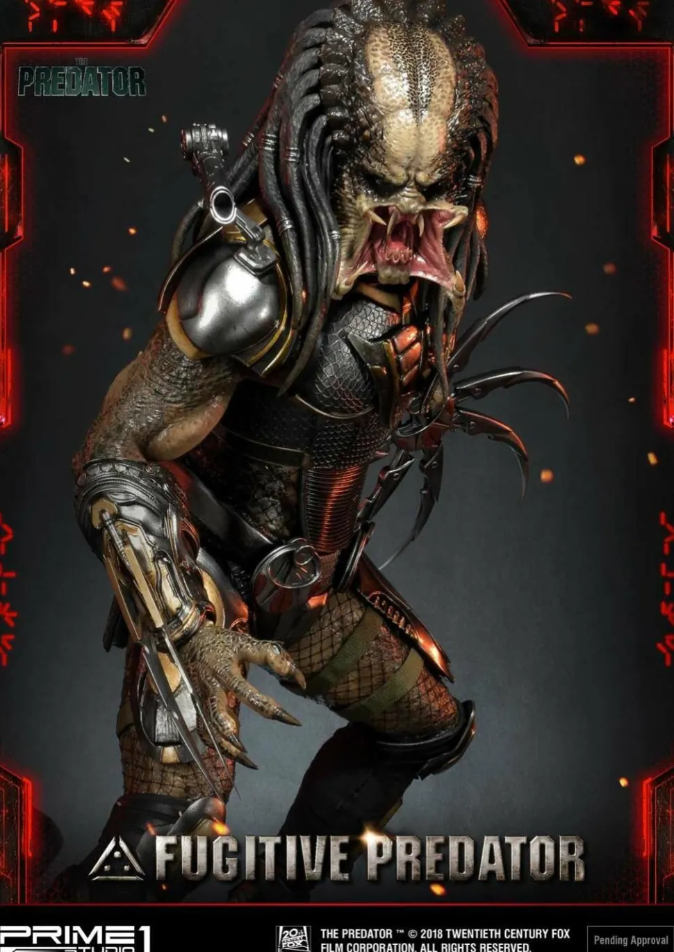 The Predator (2018) - Fugitive Predator 1/4 Scale Statue (Int Sales Only)