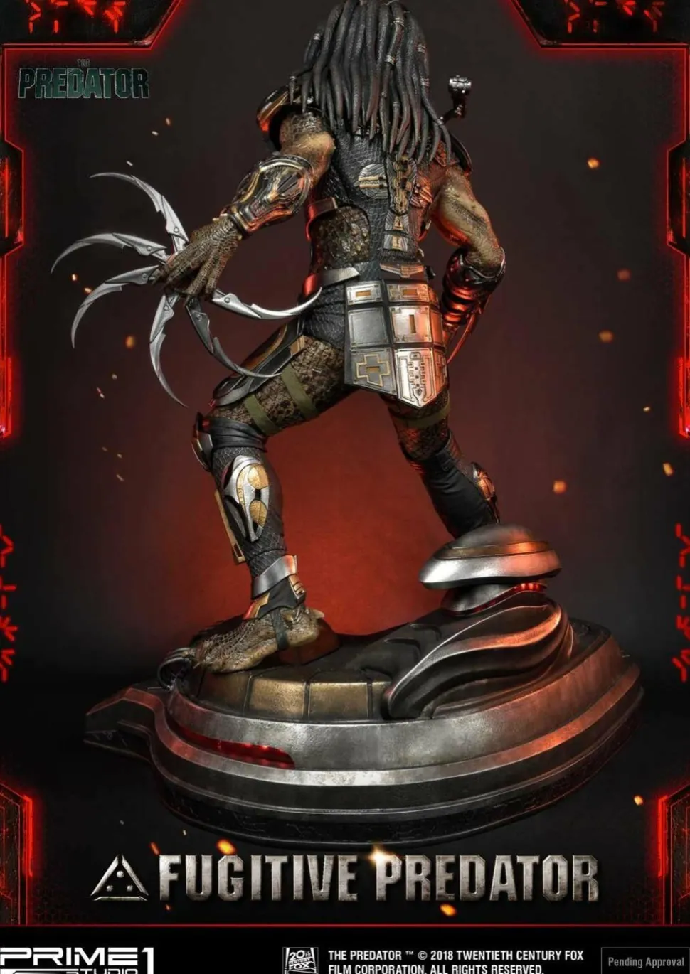 The Predator (2018) - Fugitive Predator 1/4 Scale Statue (Int Sales Only)