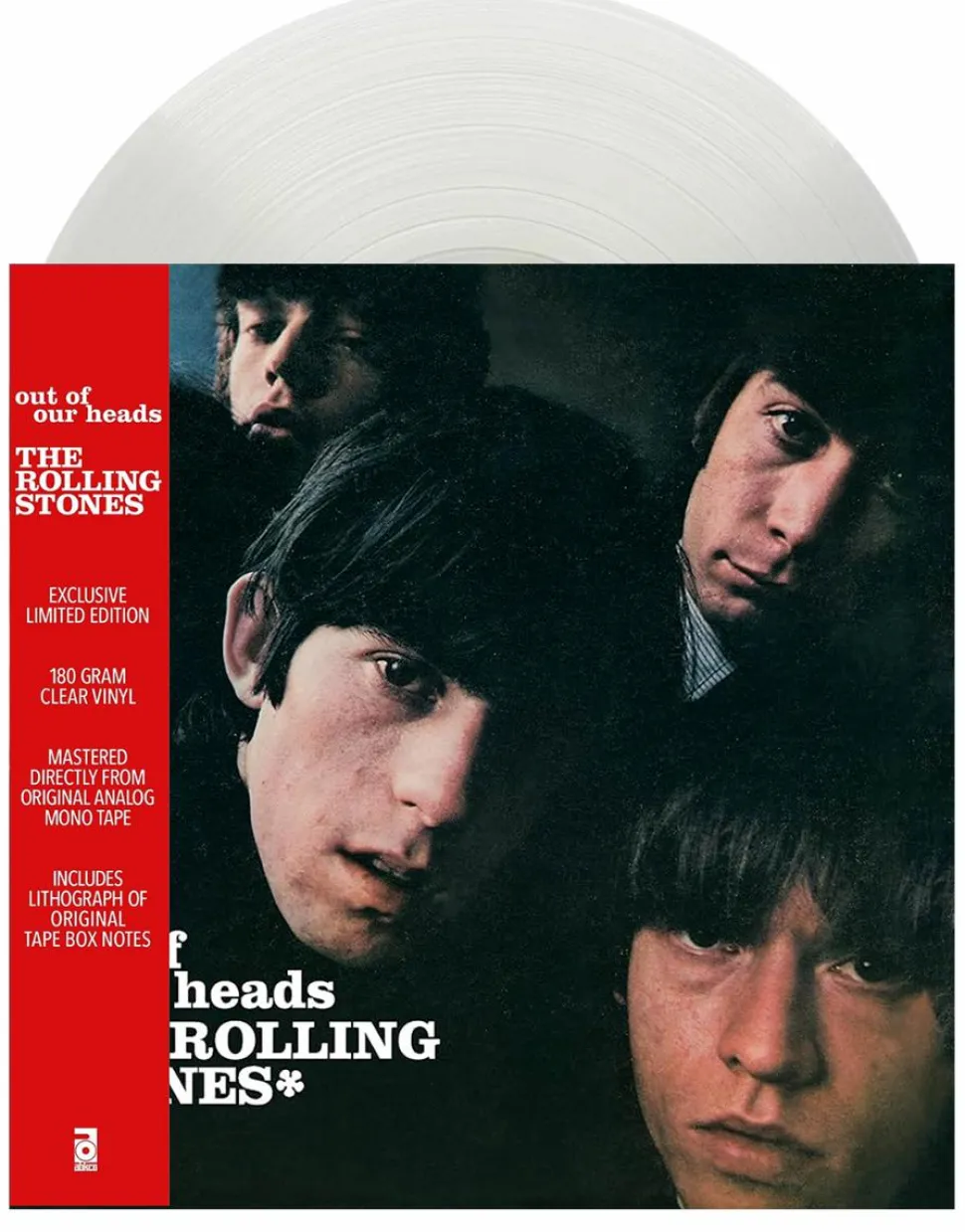 The Rolling Stones - Out of Our Heads LP Vinyl Record (2025 Record Store Day Exclusive Clear Vinyl with Lithograph Print)