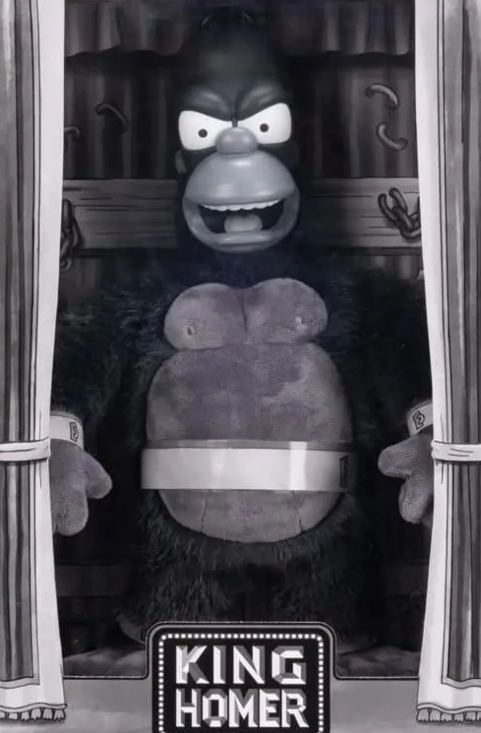 The Simpsons - King Kong Homer (Treehouse of Horror III) 16" Feature Plush