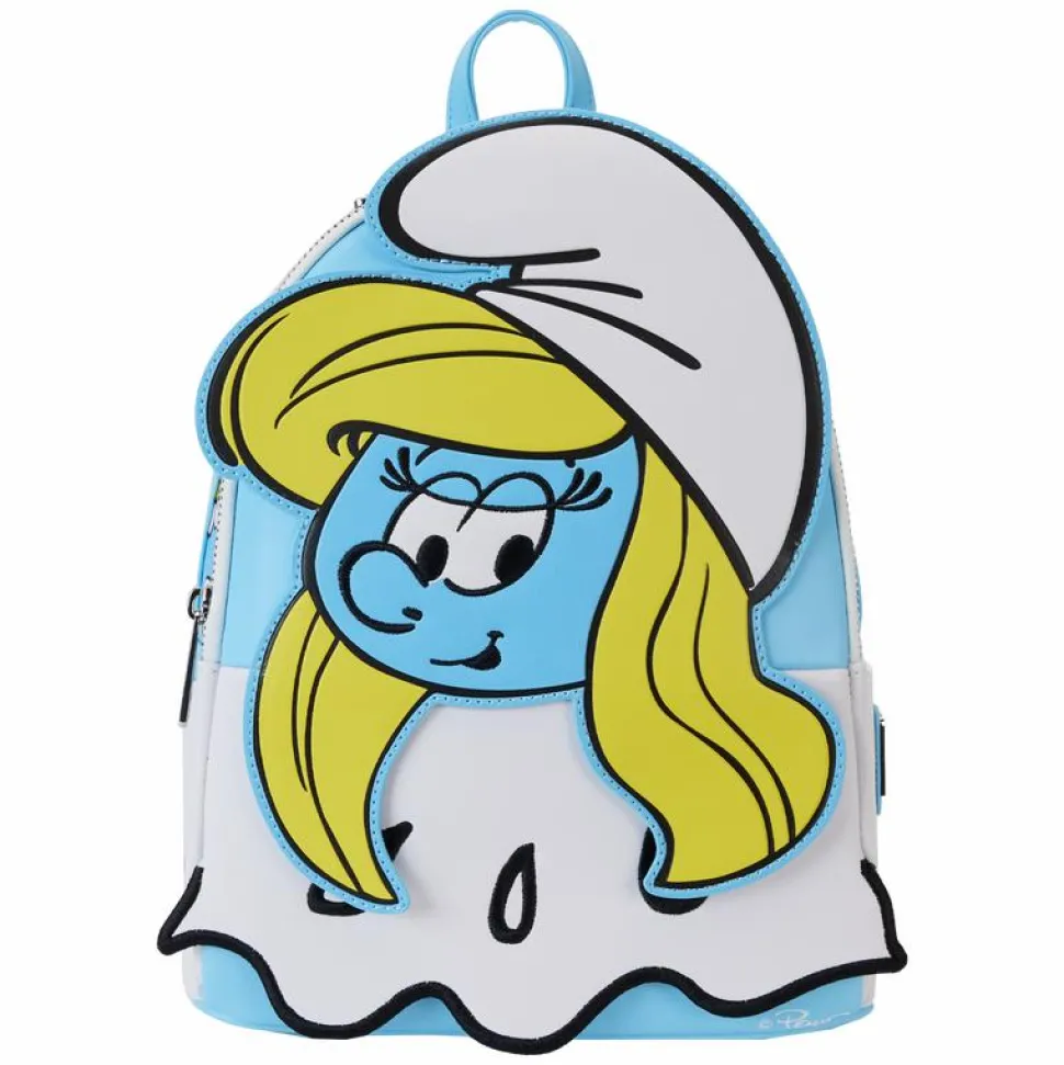 The Smurfs - Smurfette Cosplay 10" Faux Leather Mini Backpack