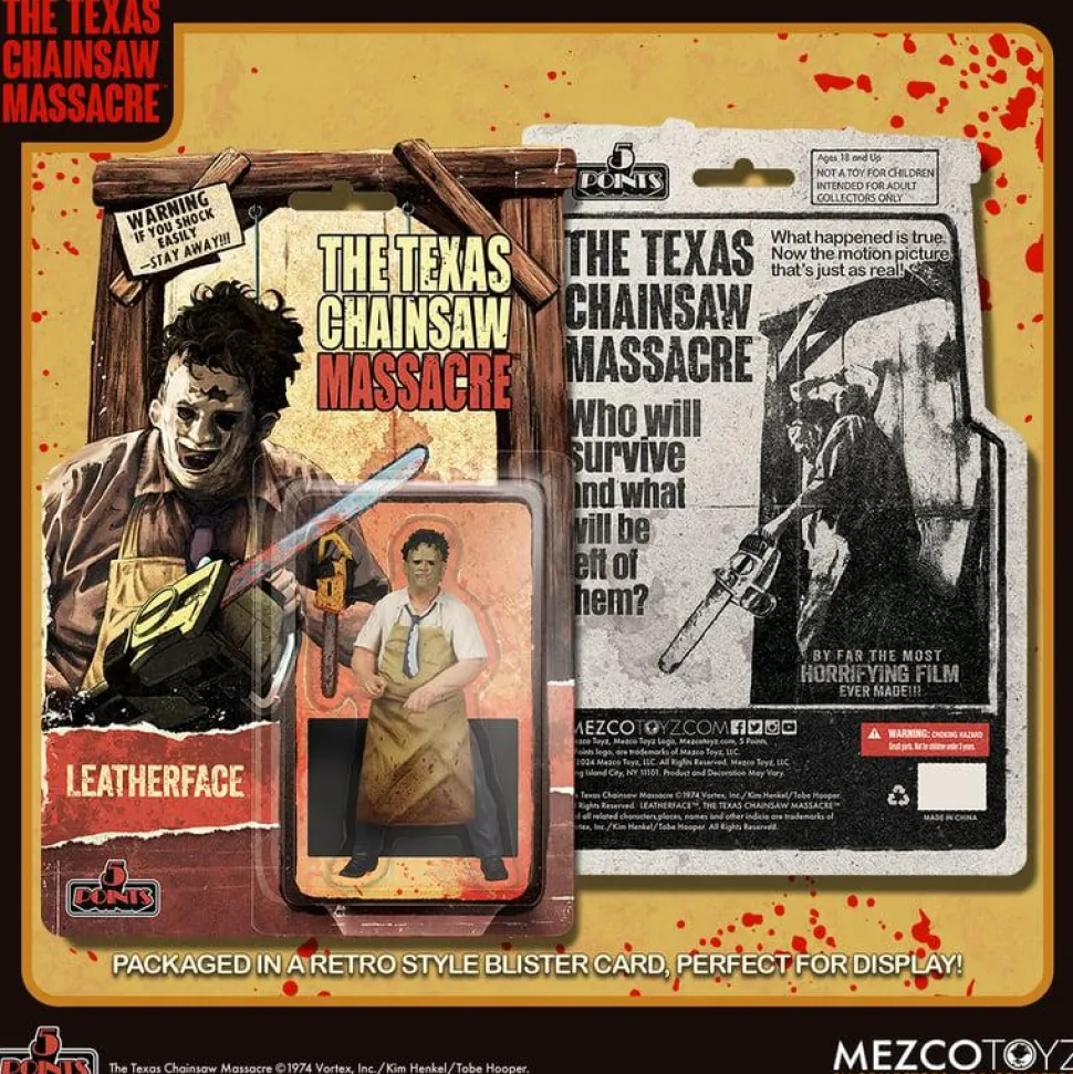 The Texas Chainsaw Massacre (1974) - Leatherface 5 Points 3.75'' Scale Action Figure