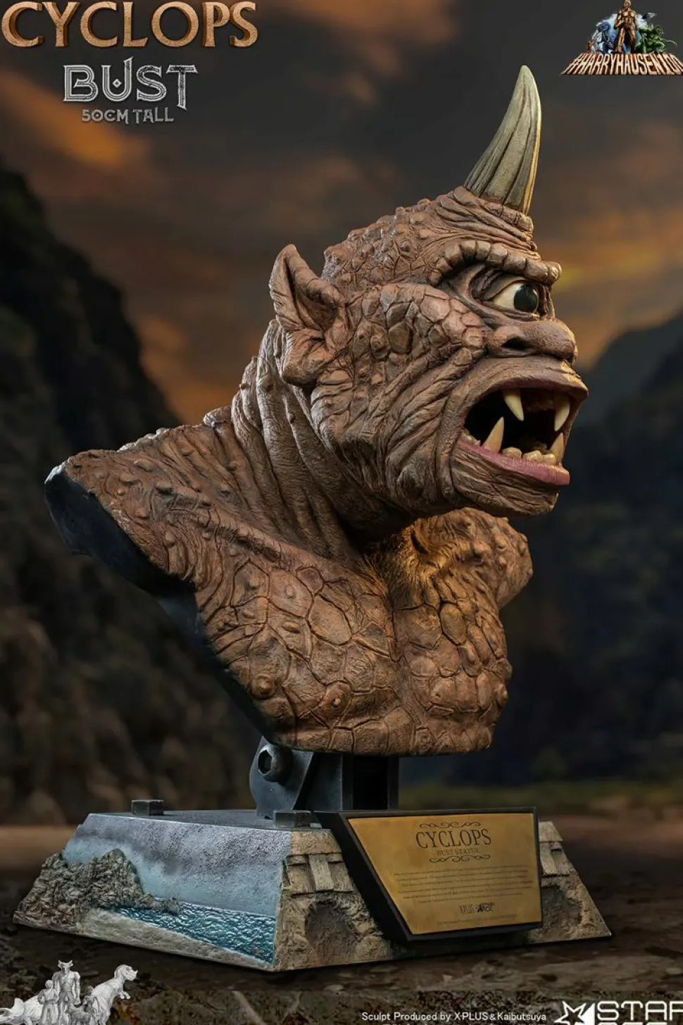The 7th Voyage of Sinbad (1958) - Ray Harryhausen Cyclops 20" Bust
