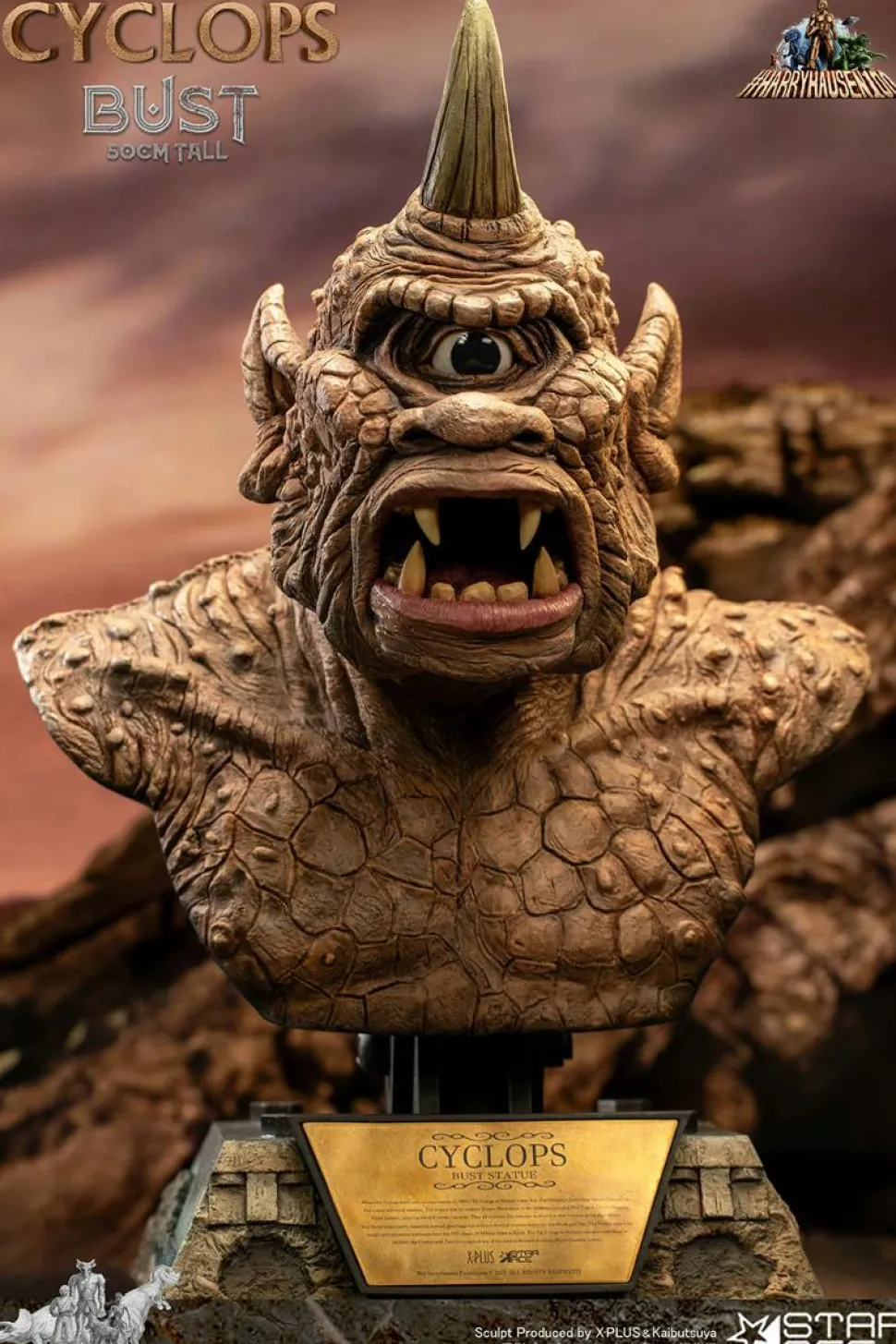 The 7th Voyage of Sinbad (1958) - Ray Harryhausen Cyclops 20" Bust