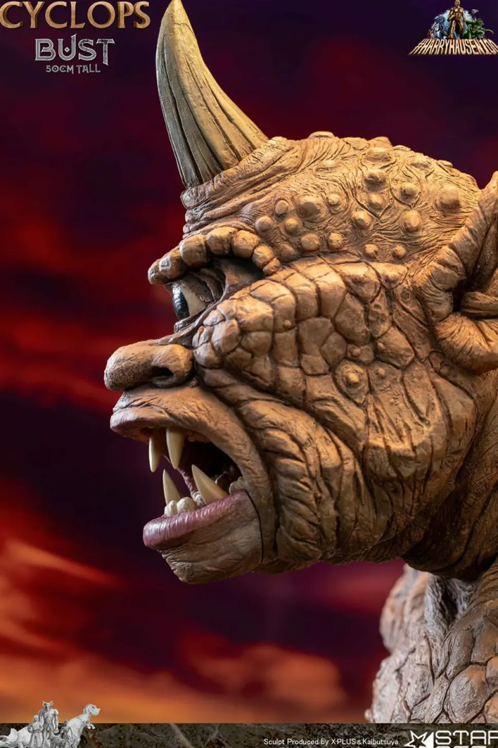 The 7th Voyage of Sinbad (1958) - Ray Harryhausen Cyclops 20" Bust