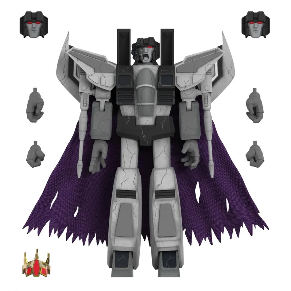 The Transformers: The Movie (1986) - Reformatting Megatron & King Starscream Ultimates! 7" Scale Action Figure Bundle (Set of 2)