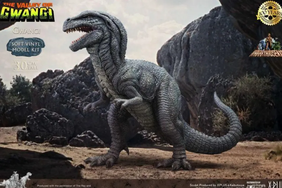 The Valley of Gwangi (1969) - Gwangi Deluxe 12” Unpainted Vinyl Model Kit