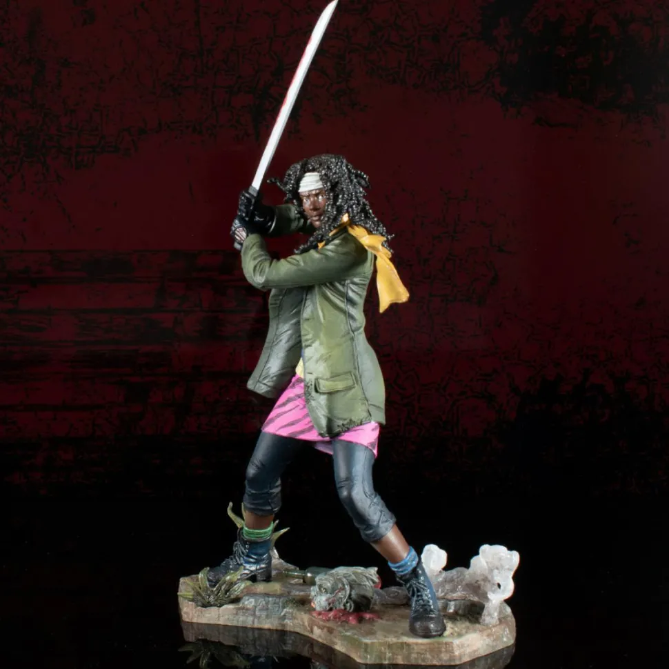 The Walking Dead - Michonne Gallery 10" PVC Diorama Statue