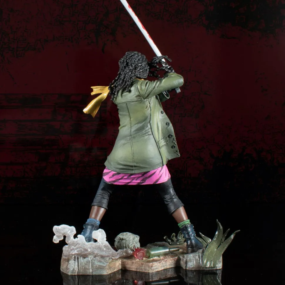 The Walking Dead - Michonne Gallery 10" PVC Diorama Statue